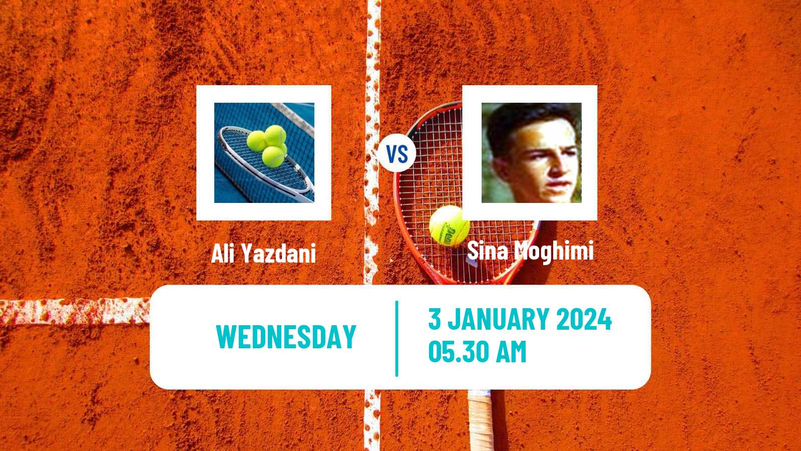 Tennis ITF M15 Kish Island Men Ali Yazdani - Sina Moghimi