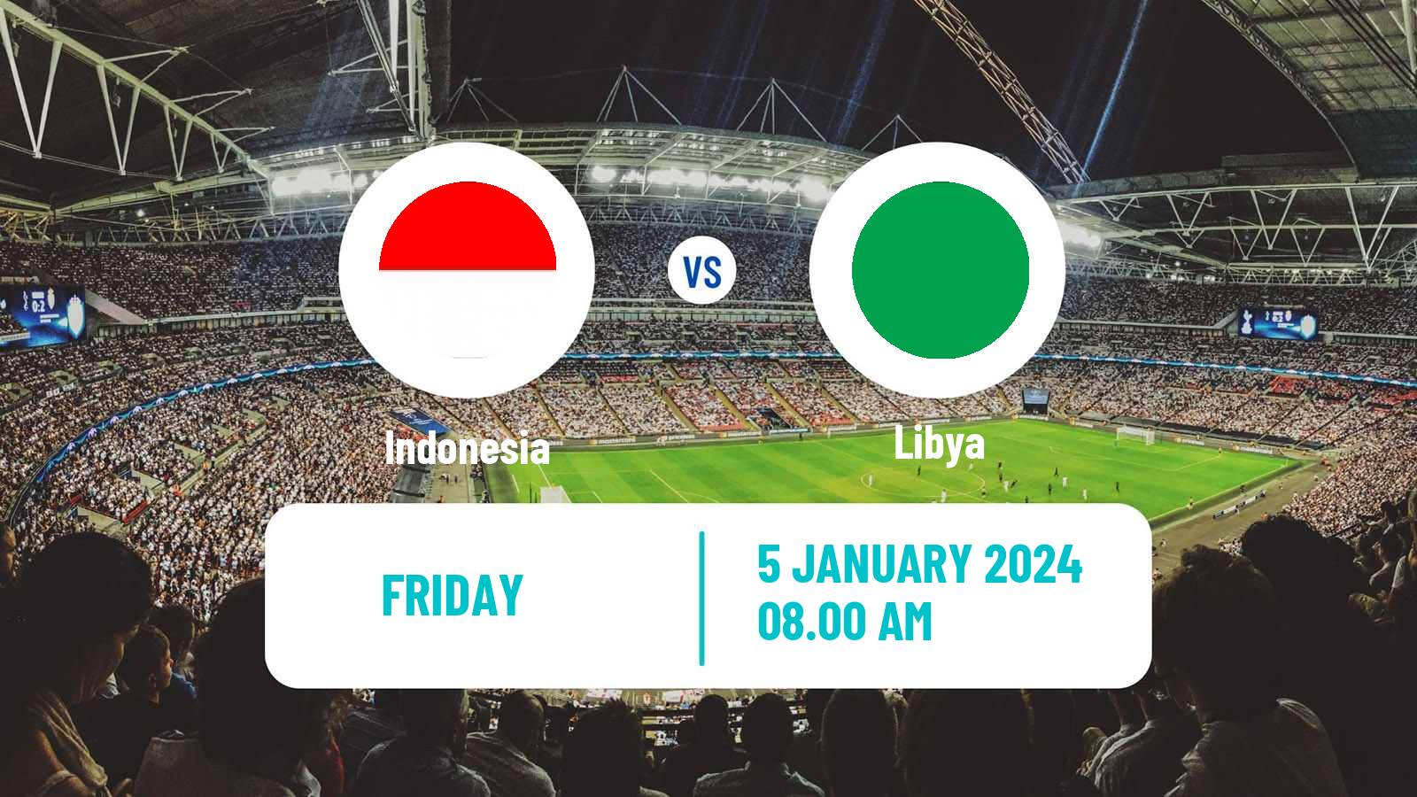 Soccer Friendly Indonesia - Libya