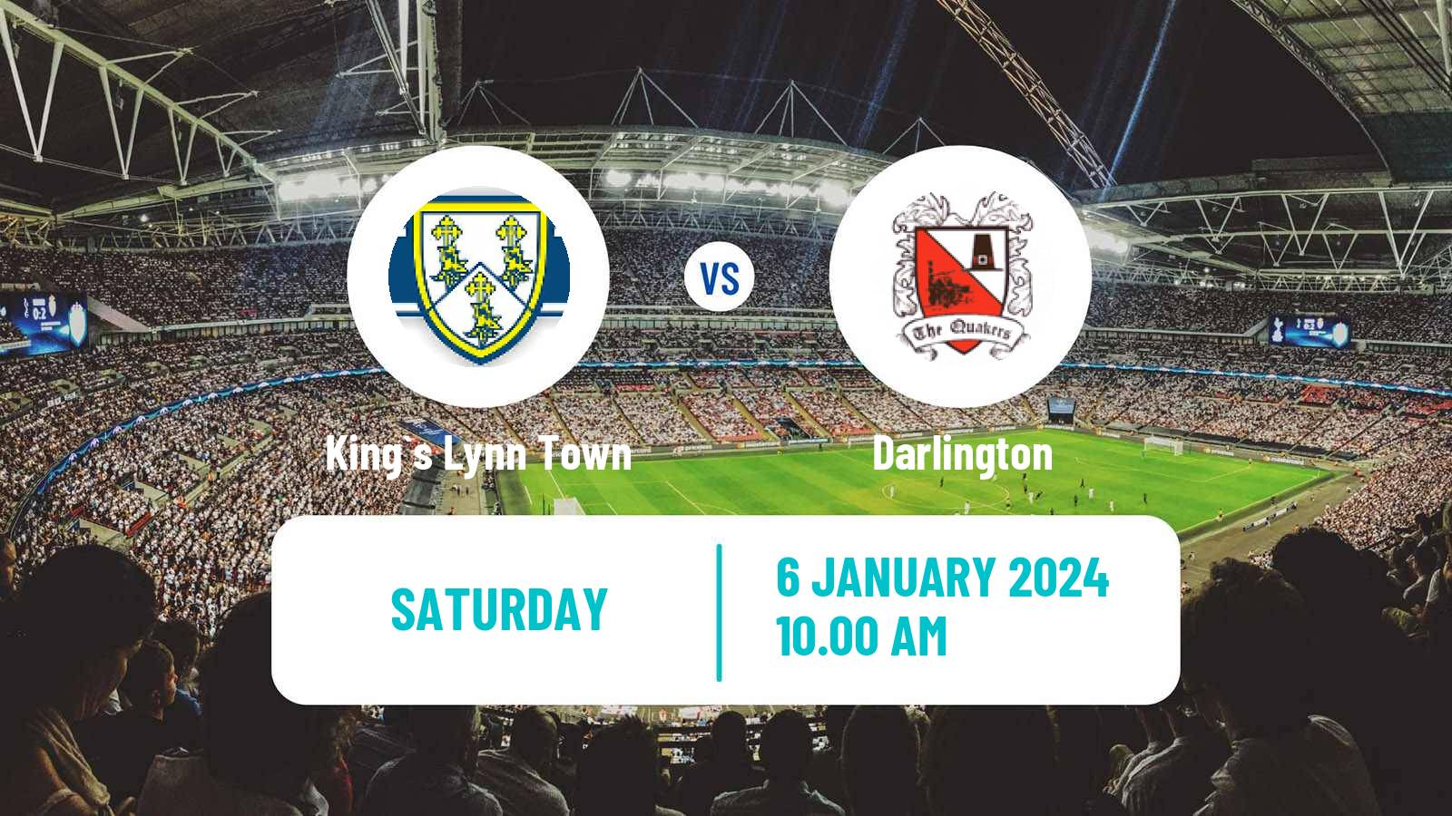 Soccer English National League North King`s Lynn Town - Darlington