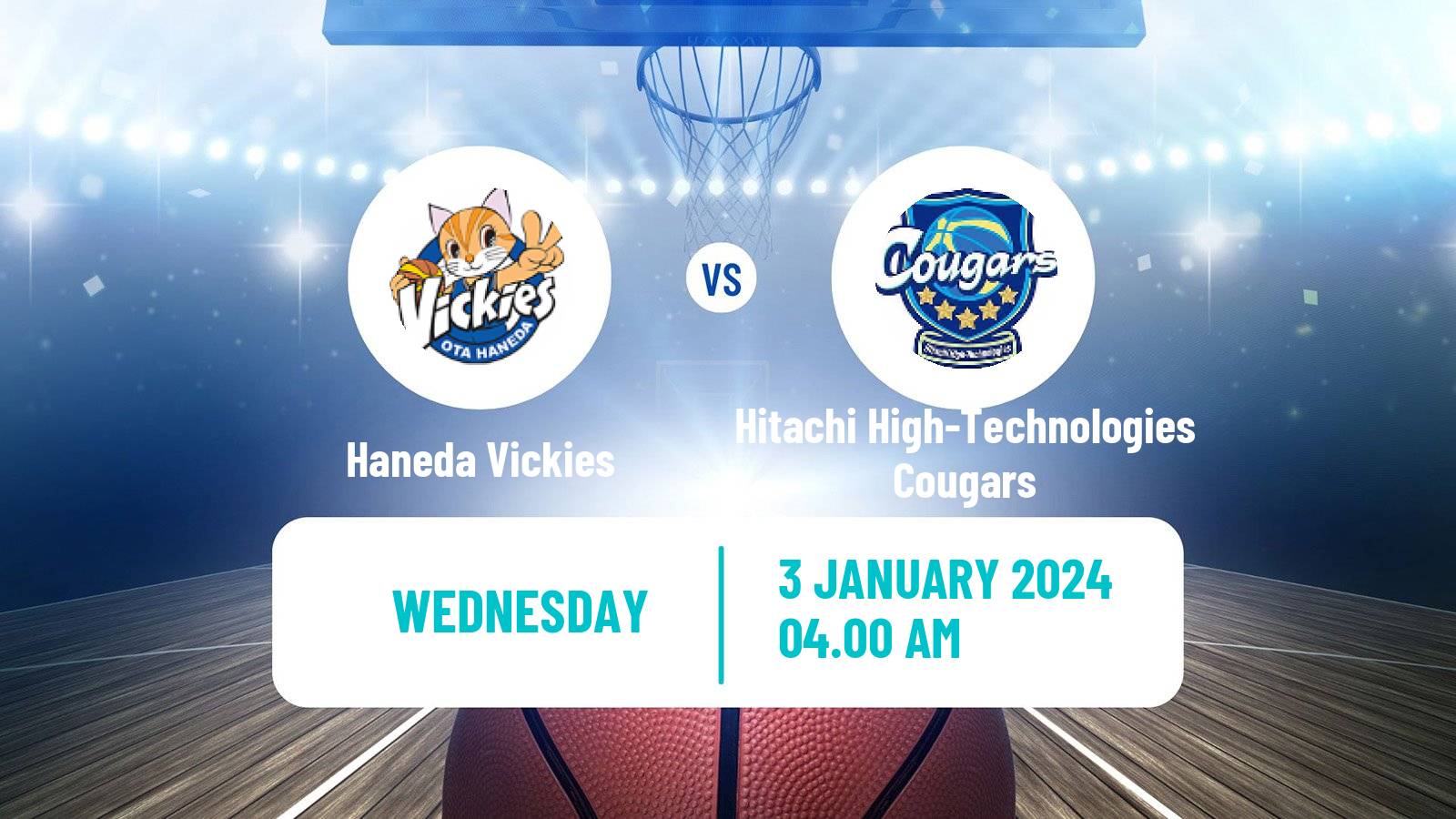 Basketball Japan W League Basketball Haneda Vickies - Hitachi High-Technologies Cougars