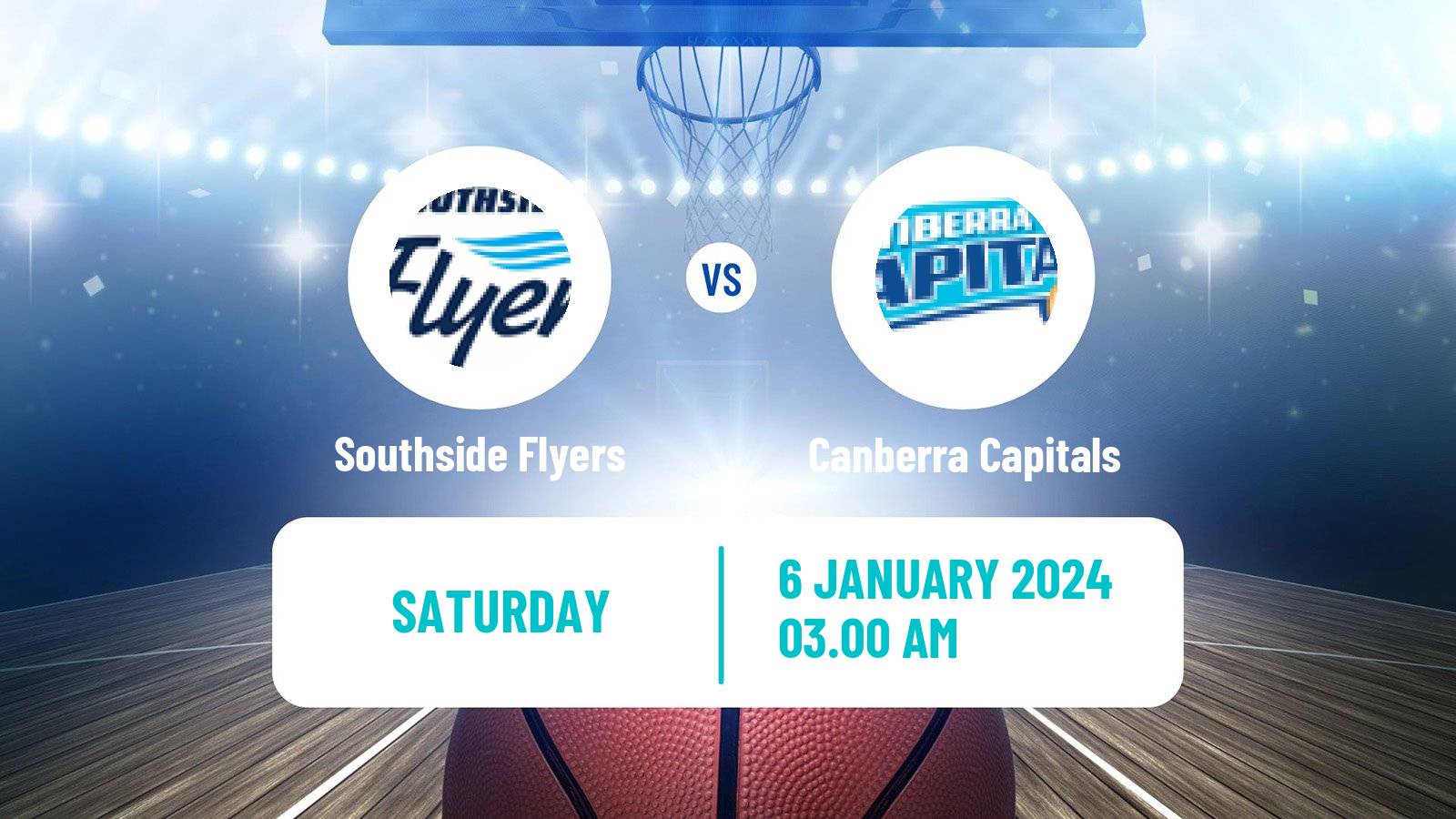 Basketball Australian WNBL Southside Flyers - Canberra Capitals