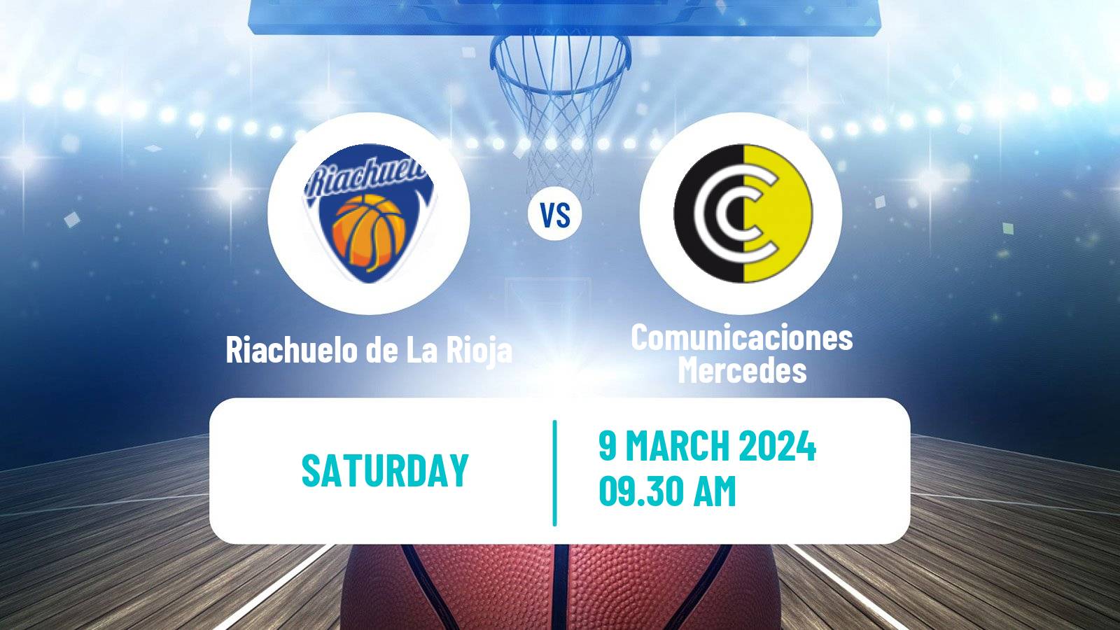 Basketball Argentinian LNB Riachuelo de La Rioja - Comunicaciones Mercedes