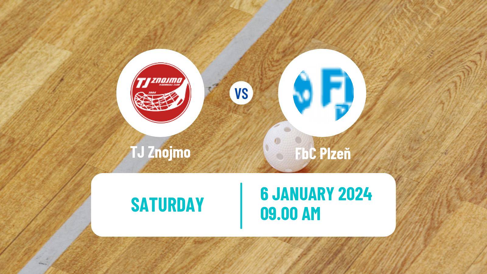 Floorball Czech 1 Liga Floorball Znojmo - Plzeň