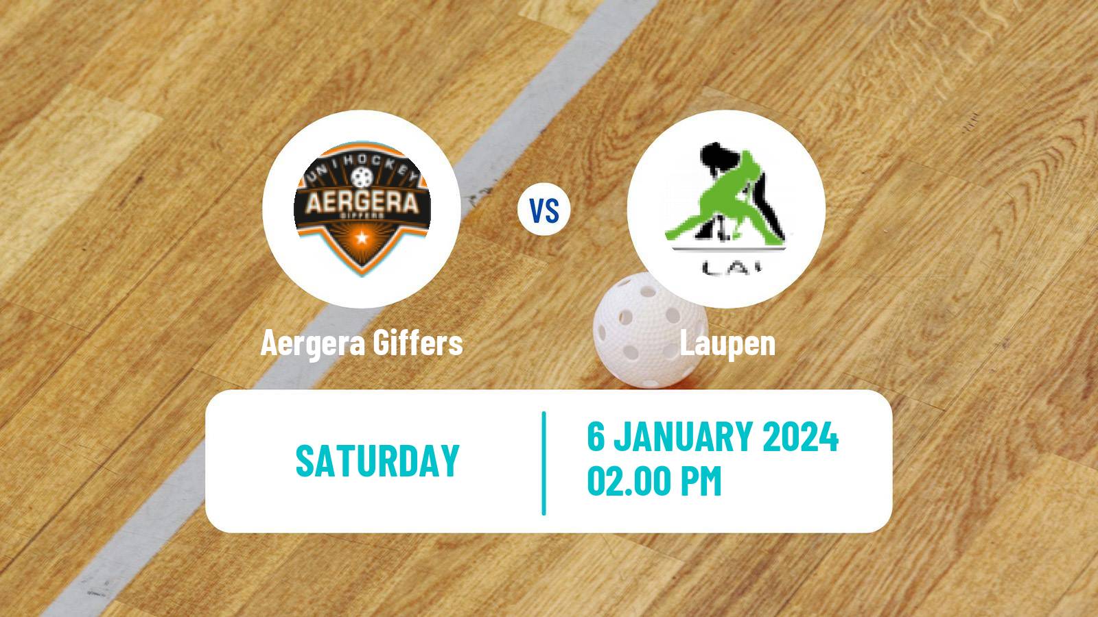 Floorball Swiss NLA Floorball Women Aergera Giffers - Laupen