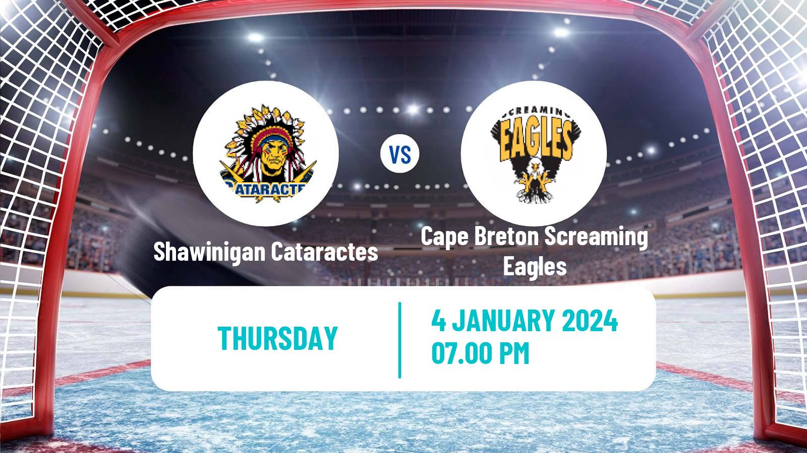 Hockey QMJHL Shawinigan Cataractes - Cape Breton Screaming Eagles