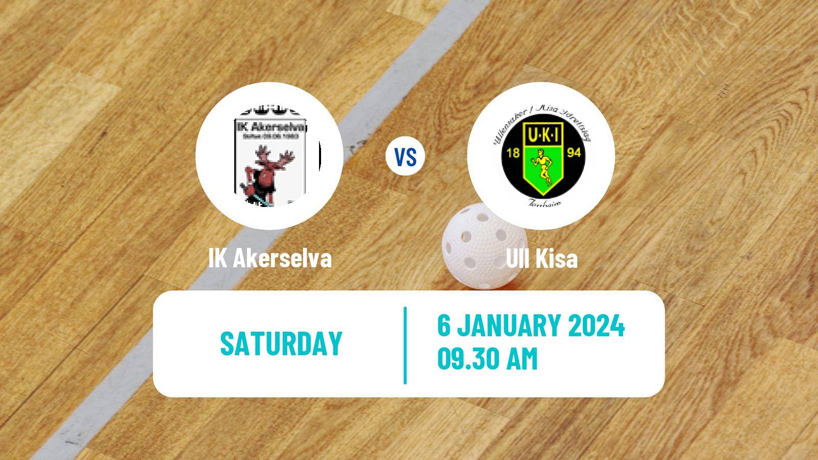 Floorball Norwegian Eliteserien Floorball Akerselva - Ull Kisa