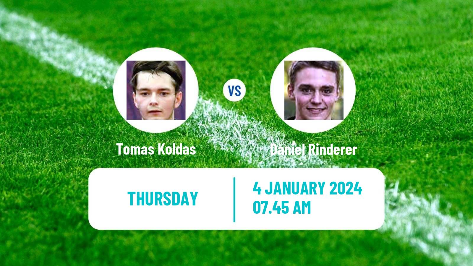 Table tennis Tt Star Series Men Tomas Koldas - Daniel Rinderer