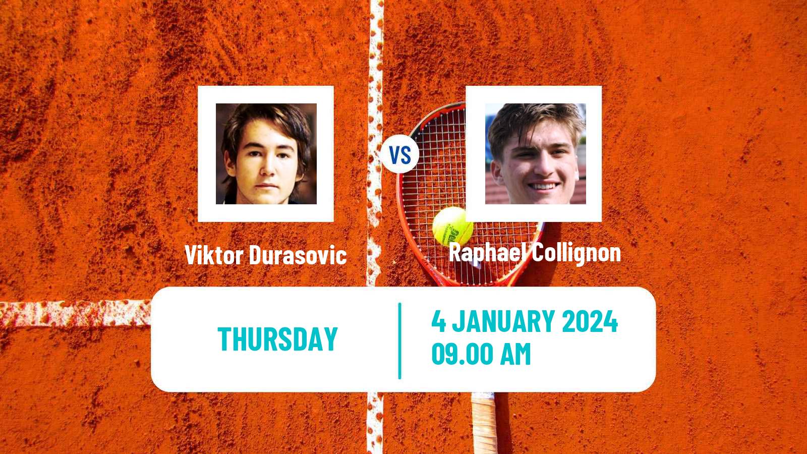 Tennis ITF M25 Esch Alzette Men Viktor Durasovic - Raphael Collignon