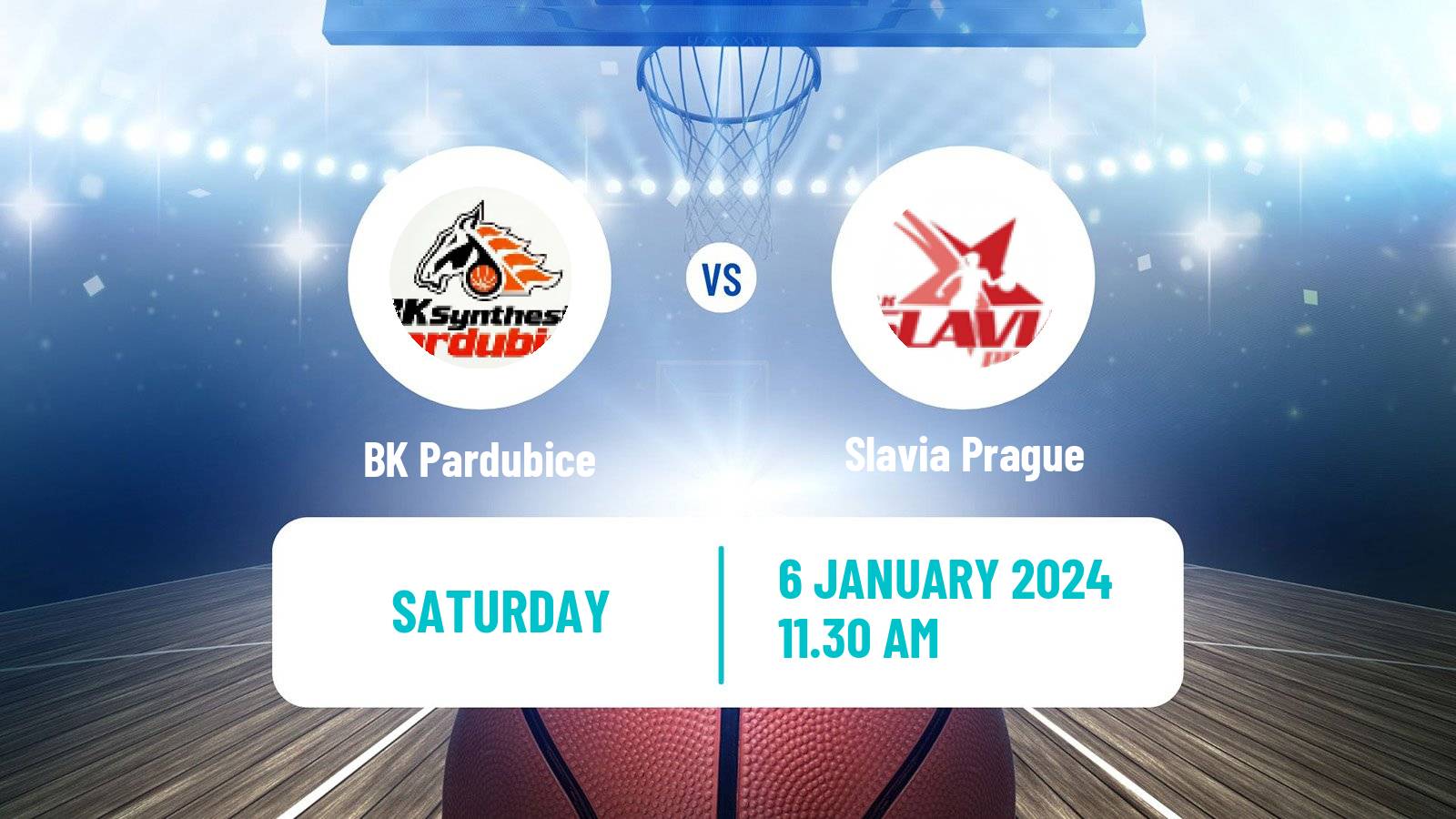 Basketball Czech NBL Pardubice - Slavia Prague