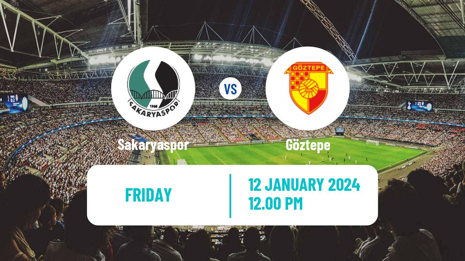 Soccer Turkish First League Sakaryaspor - Göztepe