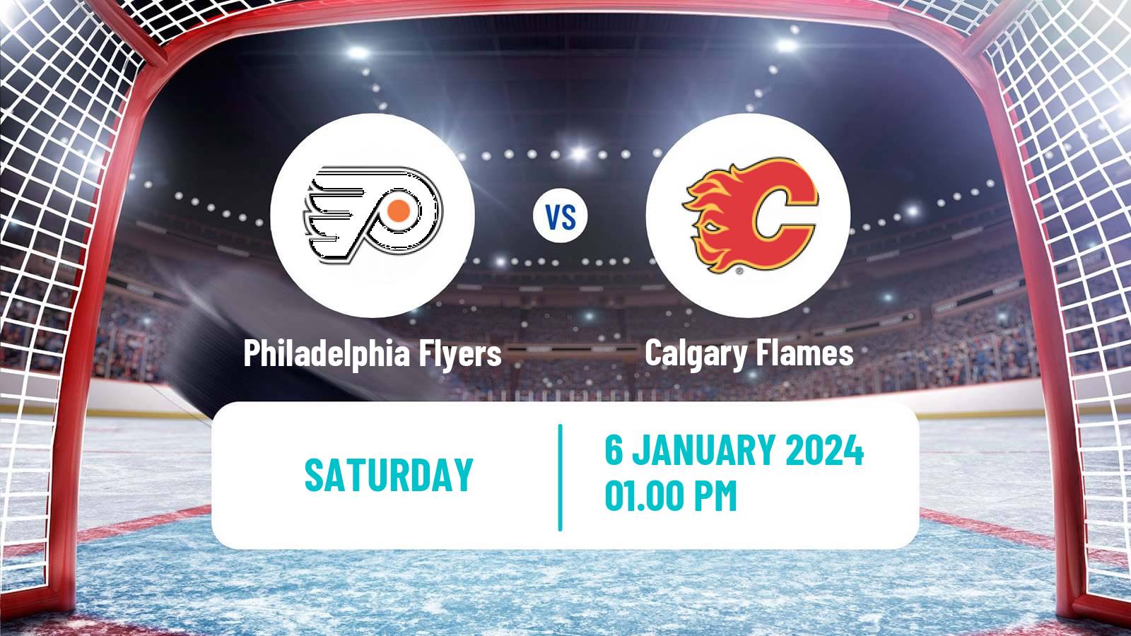 Hockey NHL Philadelphia Flyers - Calgary Flames