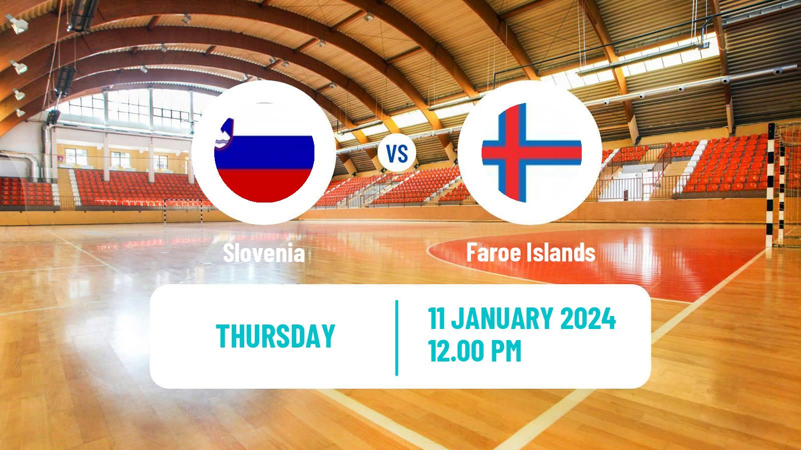 Handball Handball European Championship Slovenia - Faroe Islands