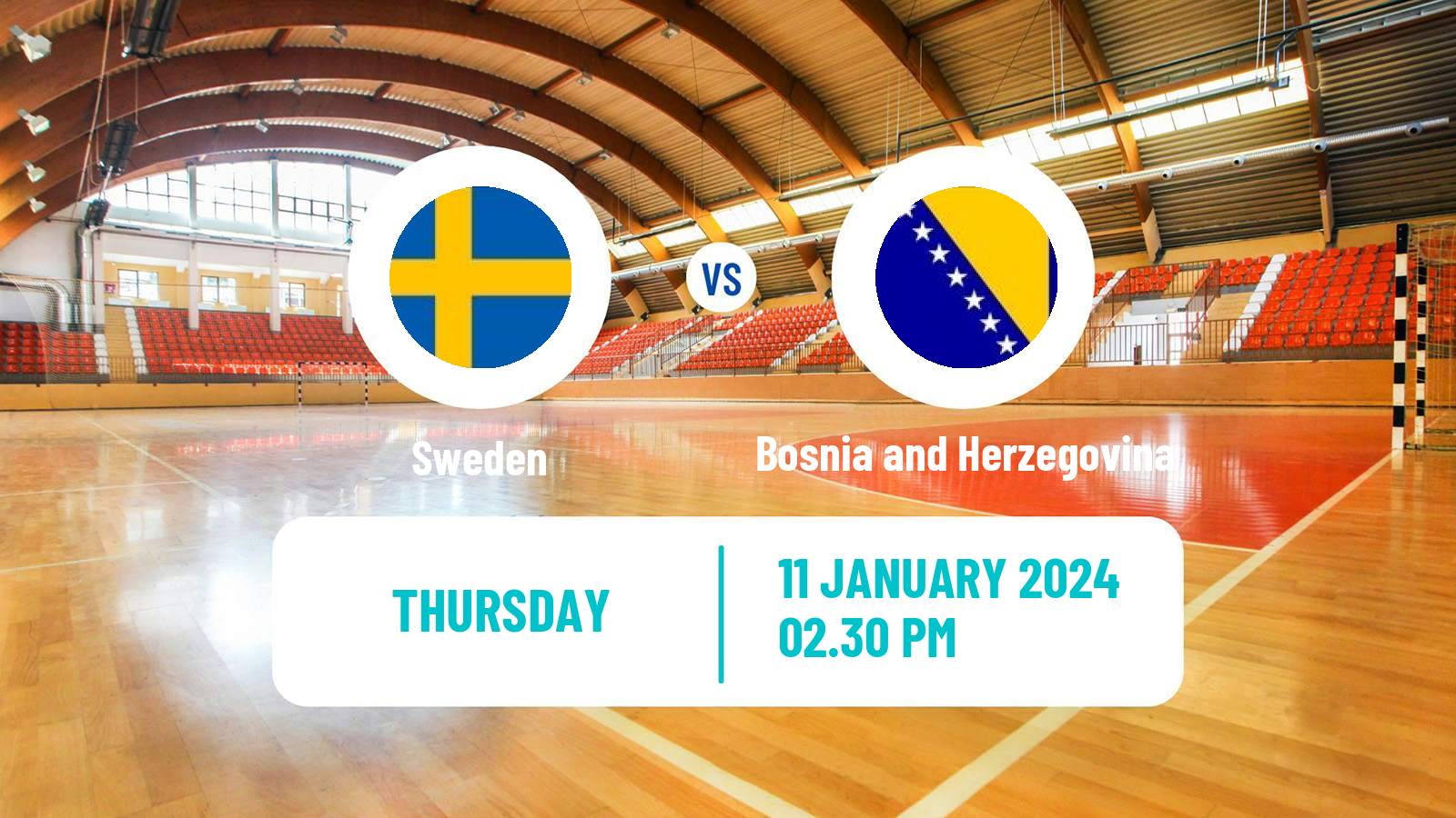 Handball Handball European Championship Sweden - Bosnia and Herzegovina
