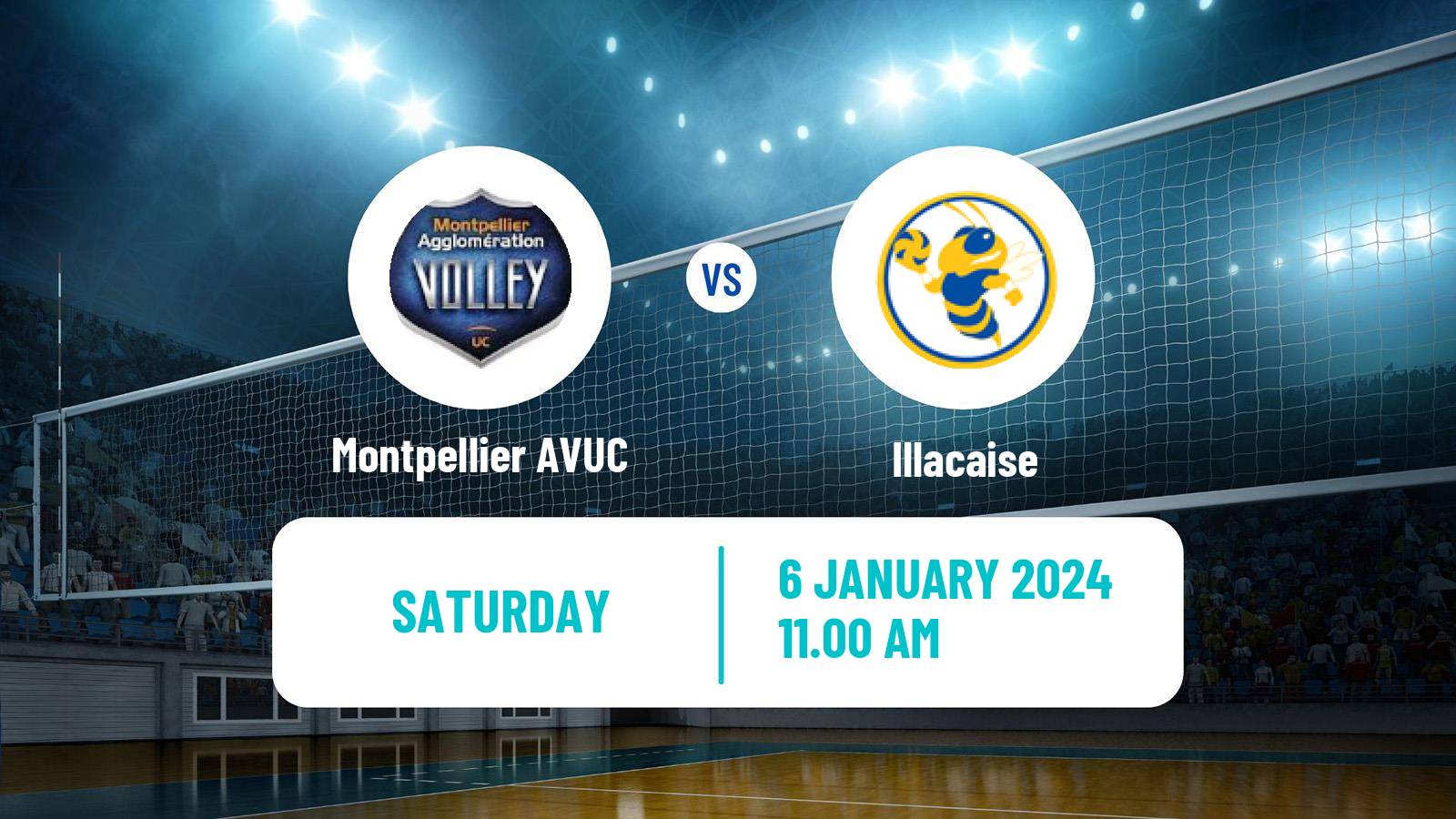 Volleyball French Ligue A Volleyball Montpellier AVUC - Illacaise