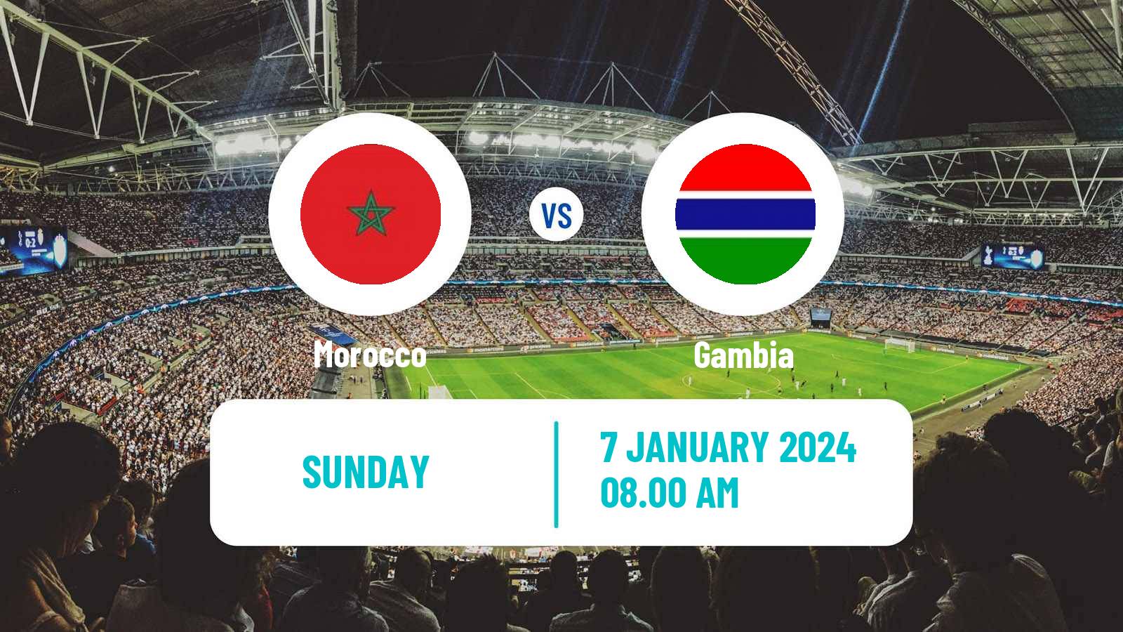 Soccer Friendly Morocco - Gambia
