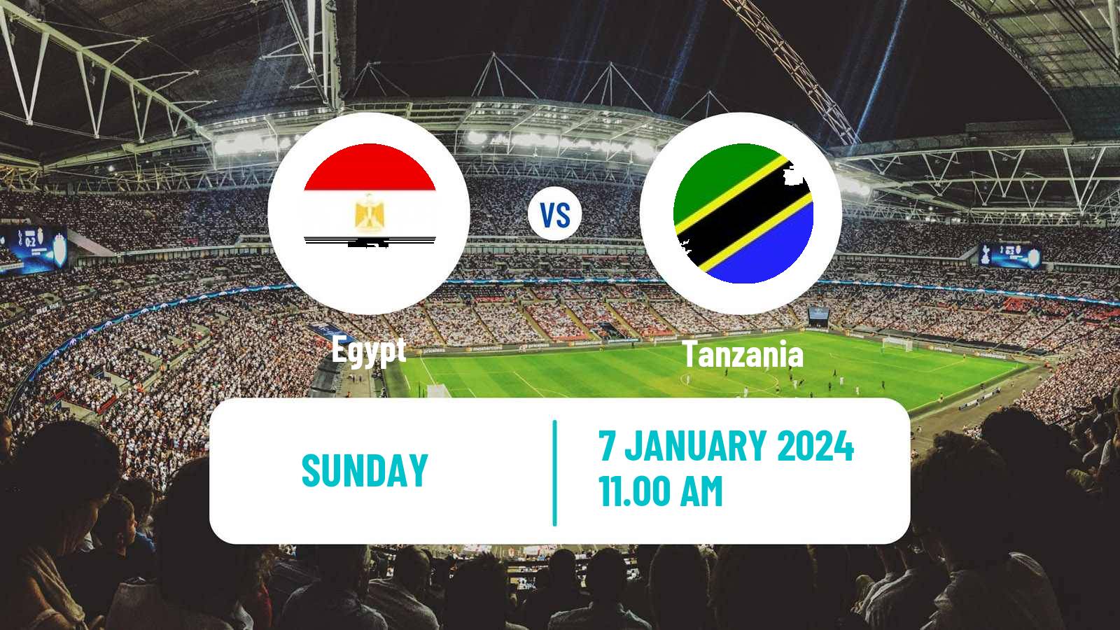 Soccer Friendly Egypt - Tanzania
