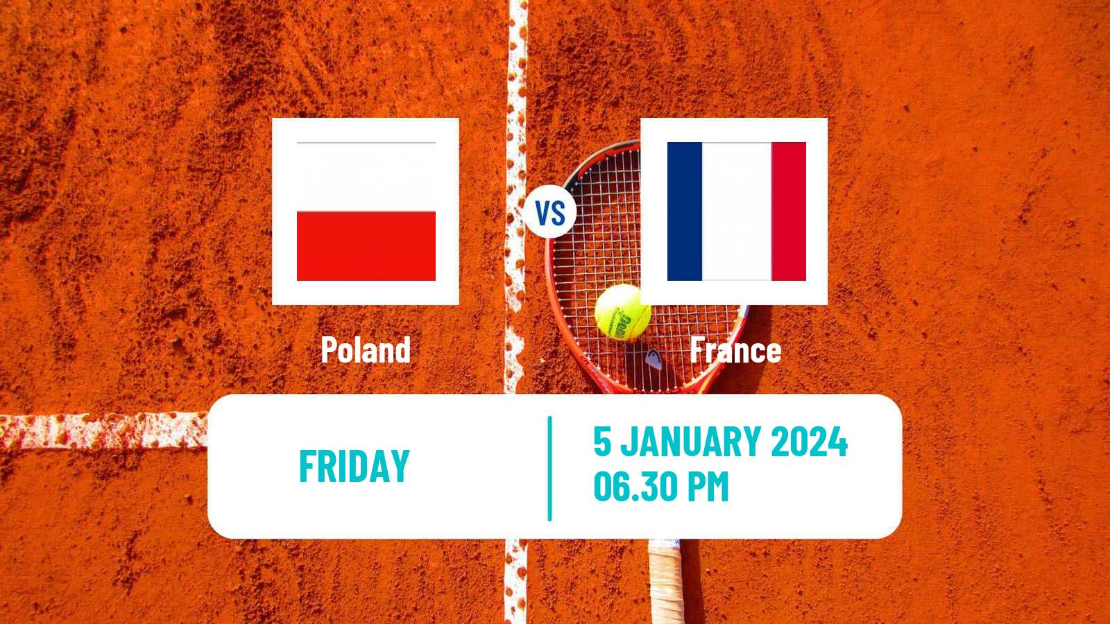 Tennis United Cup Teams Mix Tennis Poland - France