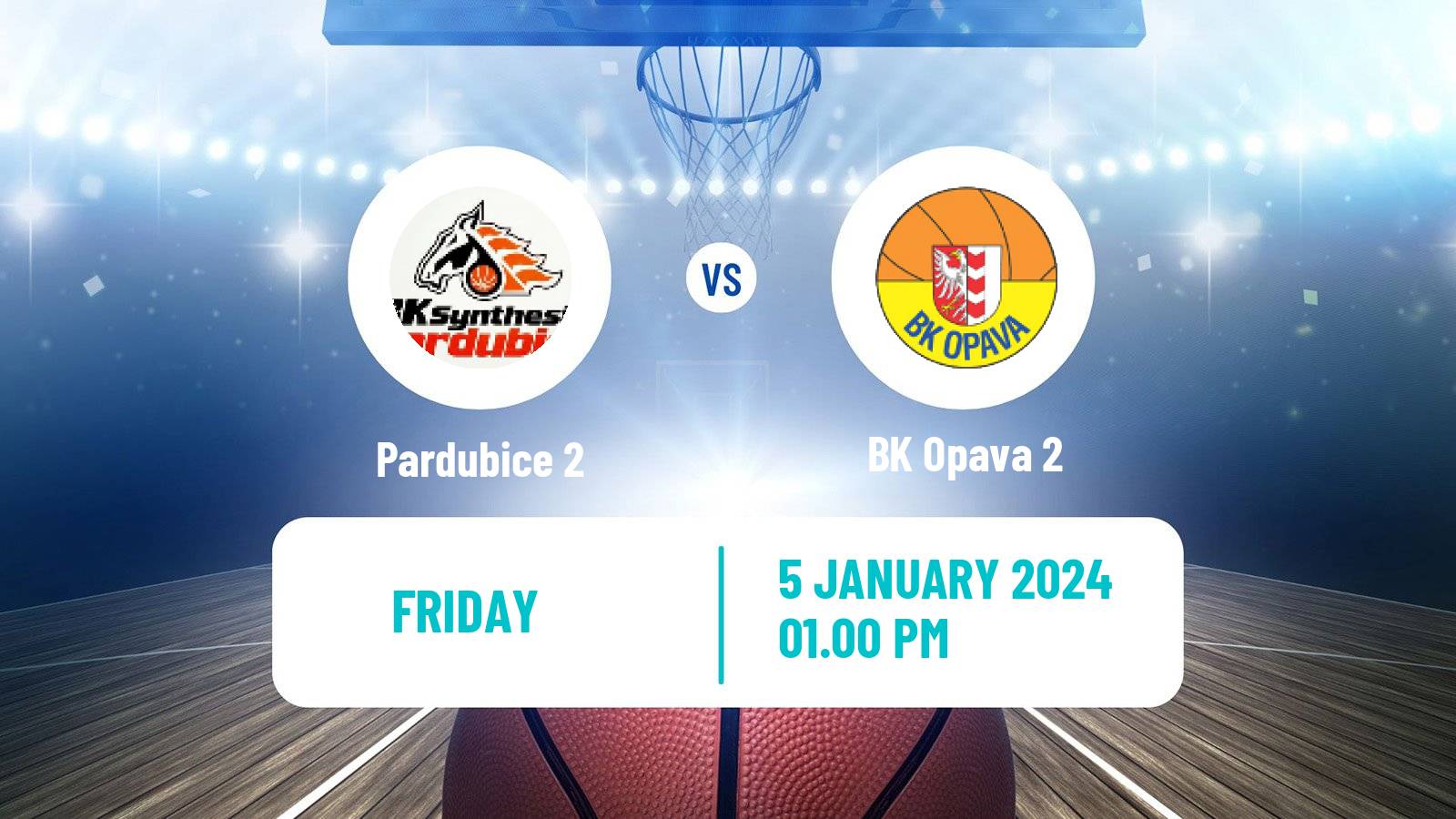 Basketball Czech 1 Liga Basketball Pardubice 2 - Opava 2