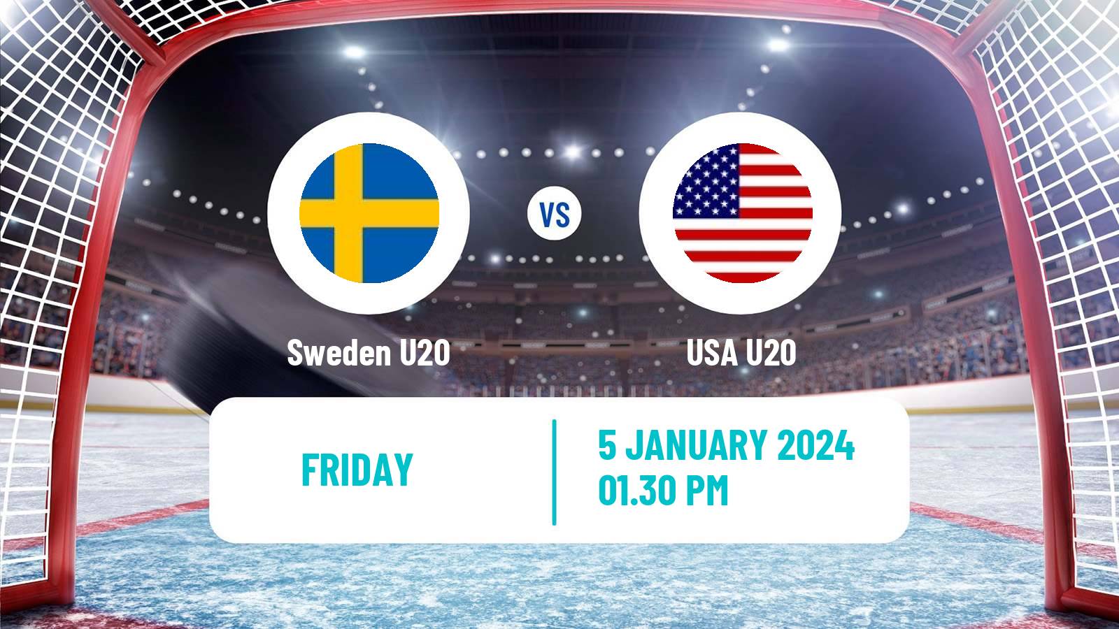 Hockey IIHF World U20 Championship USA U20 - Sweden U20