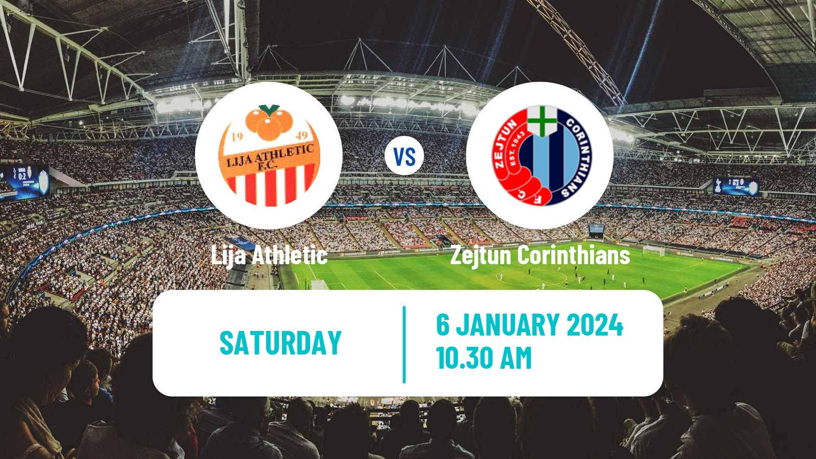 Soccer Maltese Challenge League Lija Athletic - Zejtun Corinthians