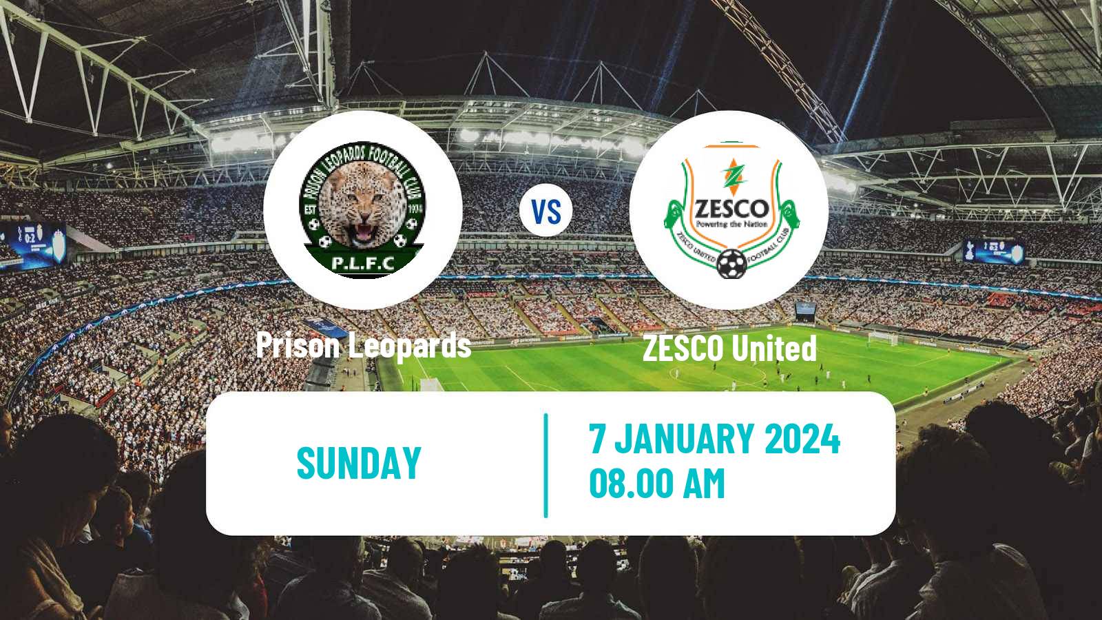 Soccer Zambian Premier League Prison Leopards - ZESCO United