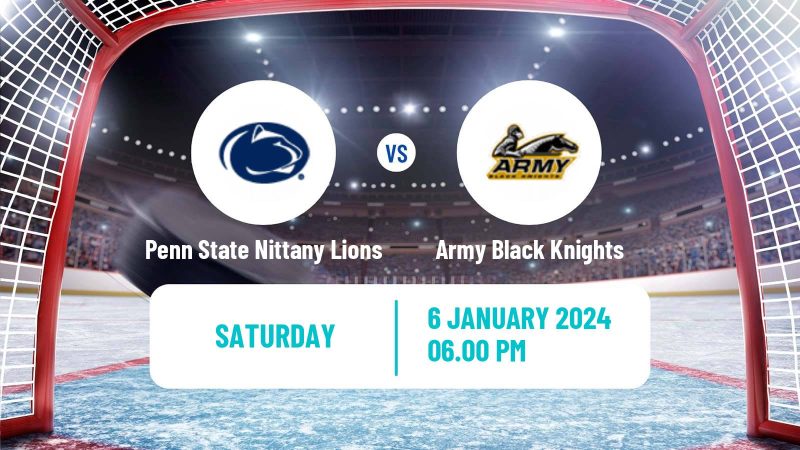 Hockey NCAA Hockey Penn State Nittany Lions - Army Black Knights