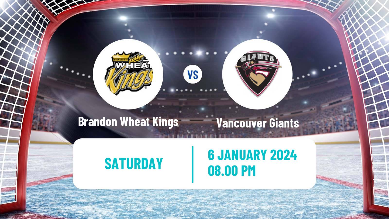 Hockey WHL Brandon Wheat Kings - Vancouver Giants