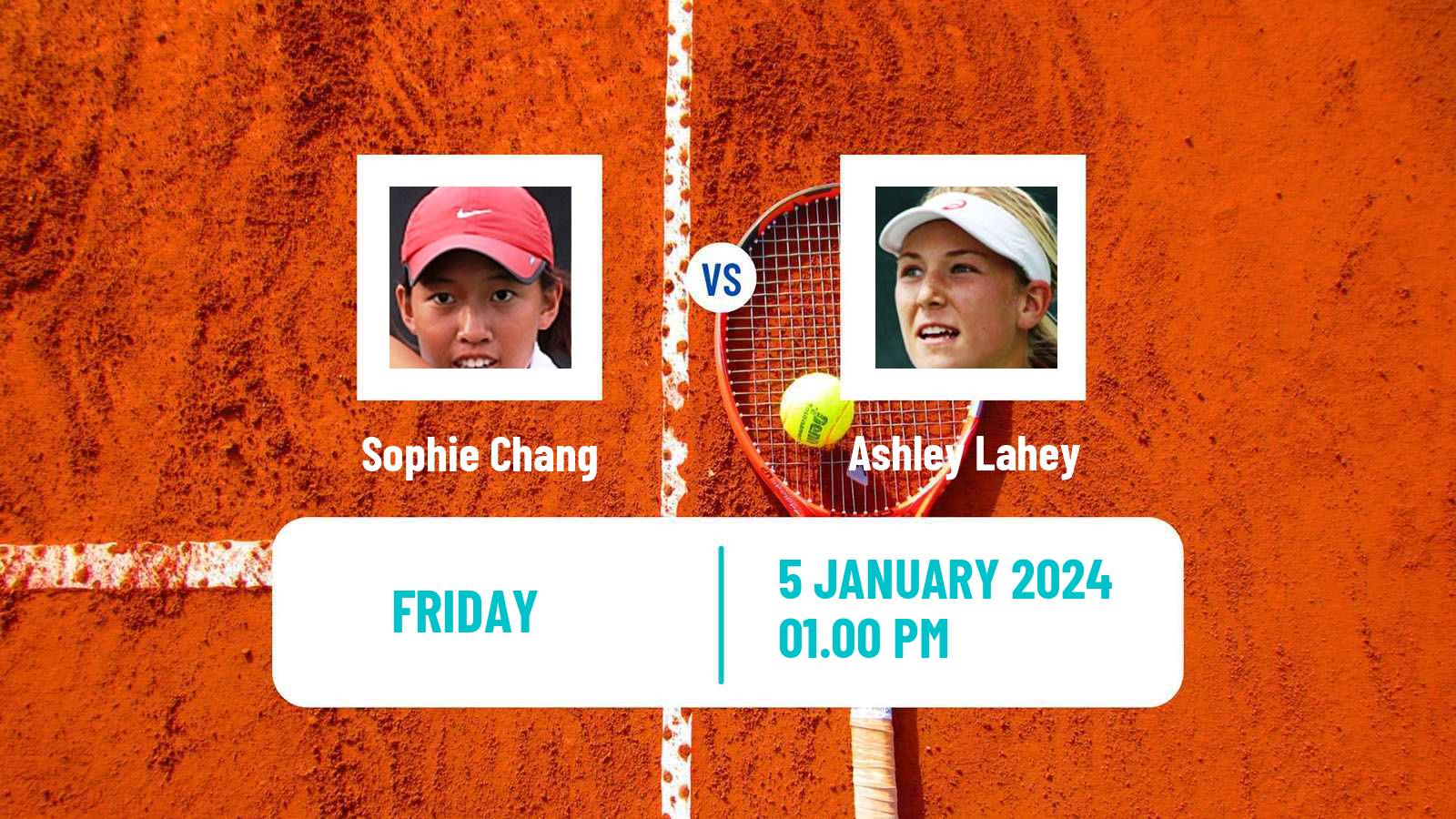 Tennis ITF W35 Arcadia Ca Women Sophie Chang - Ashley Lahey