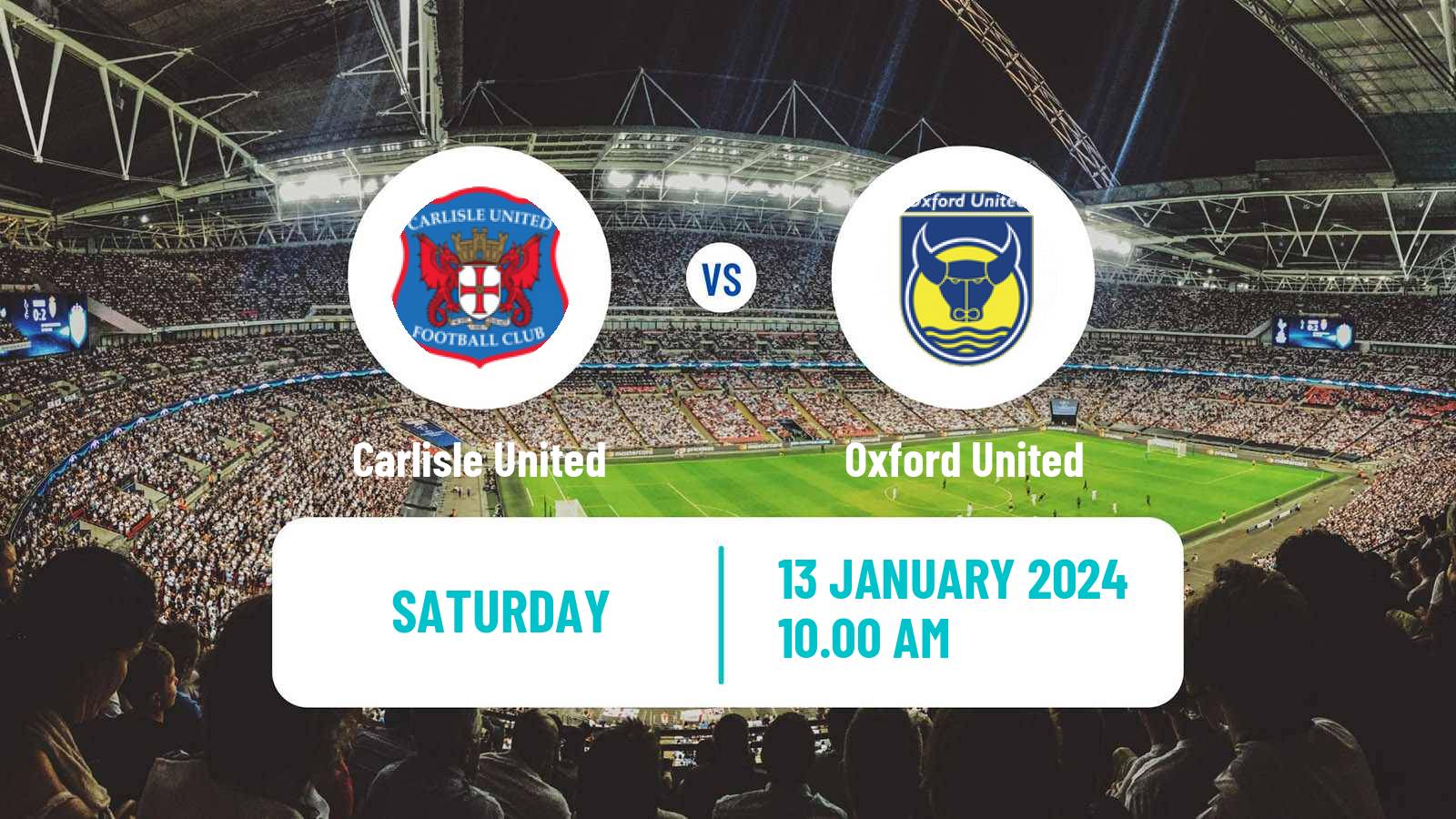 Soccer English League One Carlisle United - Oxford United