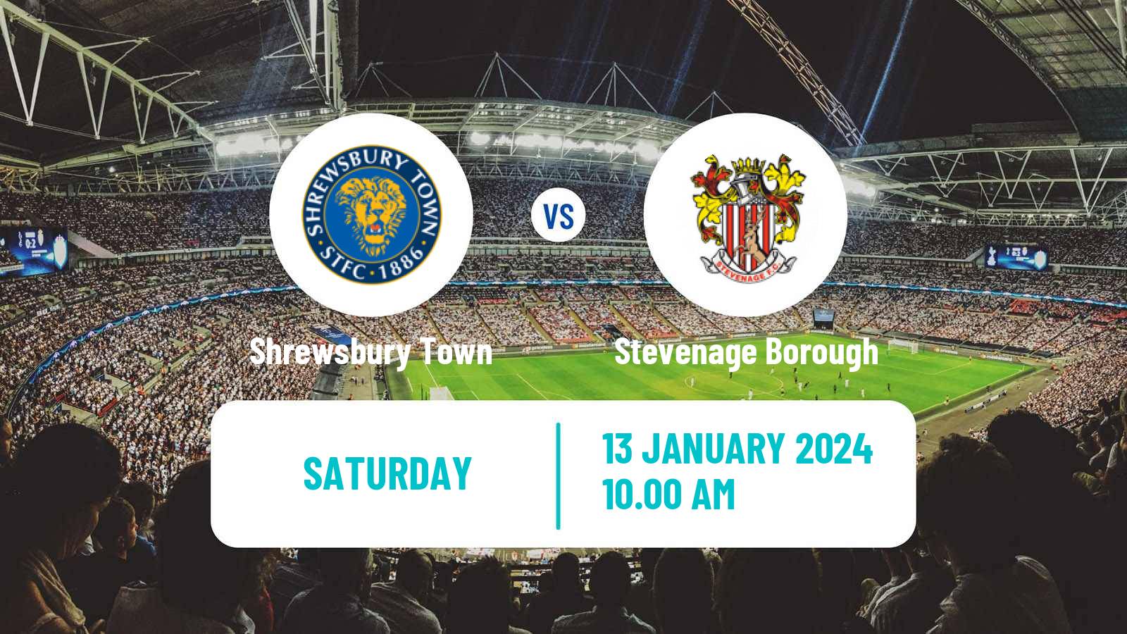 Soccer English League One Shrewsbury Town - Stevenage Borough