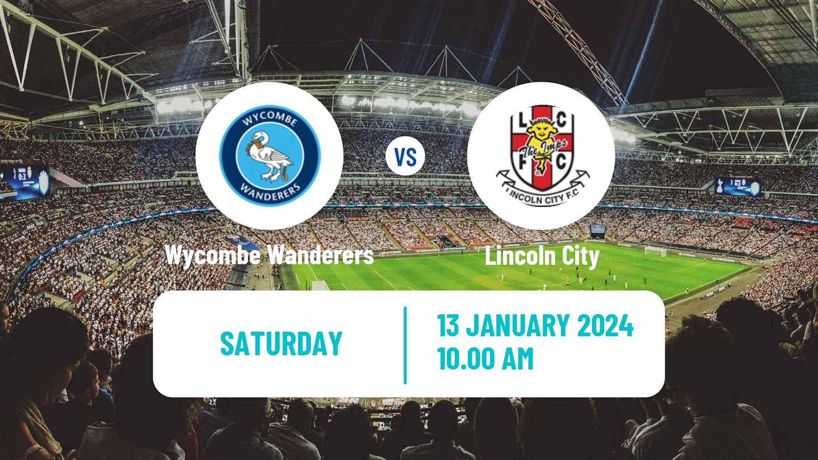 Soccer English League One Wycombe Wanderers - Lincoln City