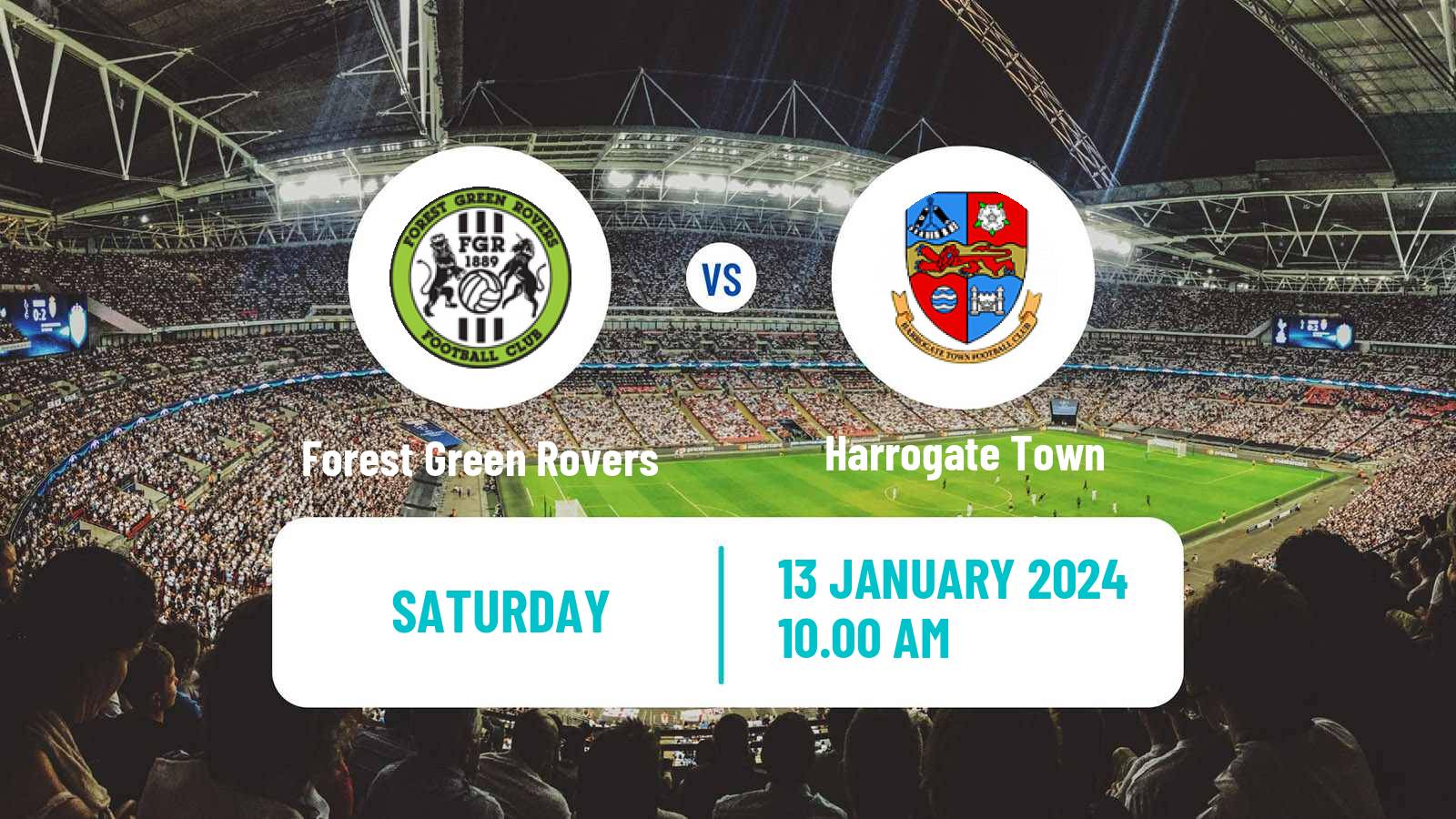 Soccer English League Two Forest Green Rovers - Harrogate Town