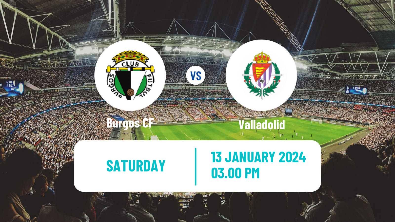 Soccer Spanish LaLiga2 Burgos - Valladolid