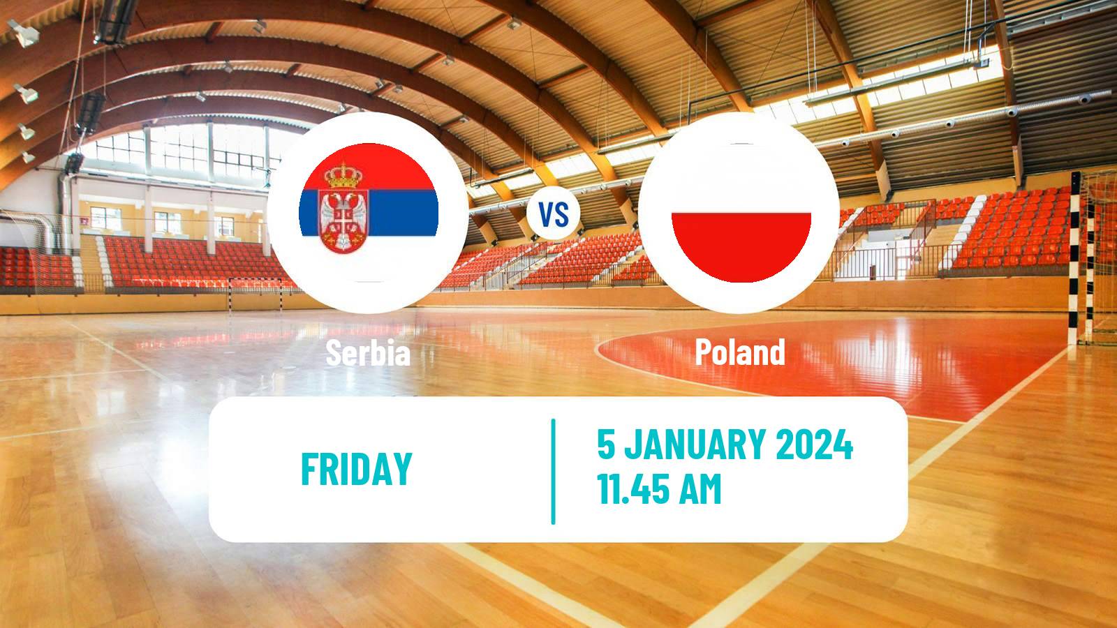 Handball Friendly International Handball Serbia - Poland