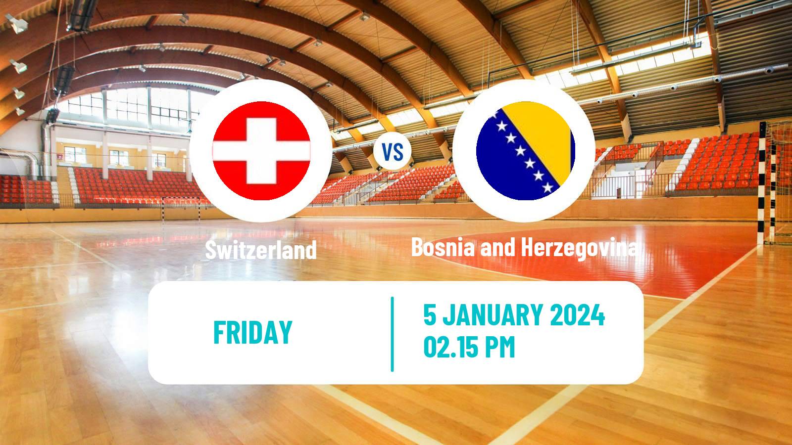 Handball Friendly International Handball Switzerland - Bosnia and Herzegovina