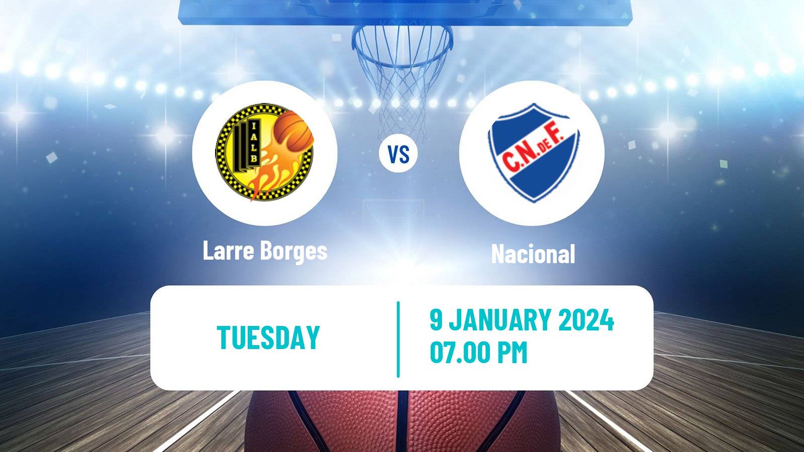 Basketball Uruguayan Liga Basketball Larre Borges - Nacional