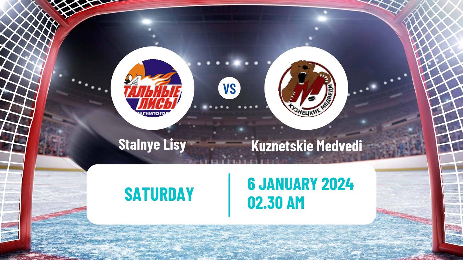 Hockey MHL Stalnye Lisy - Kuznetskie Medvedi
