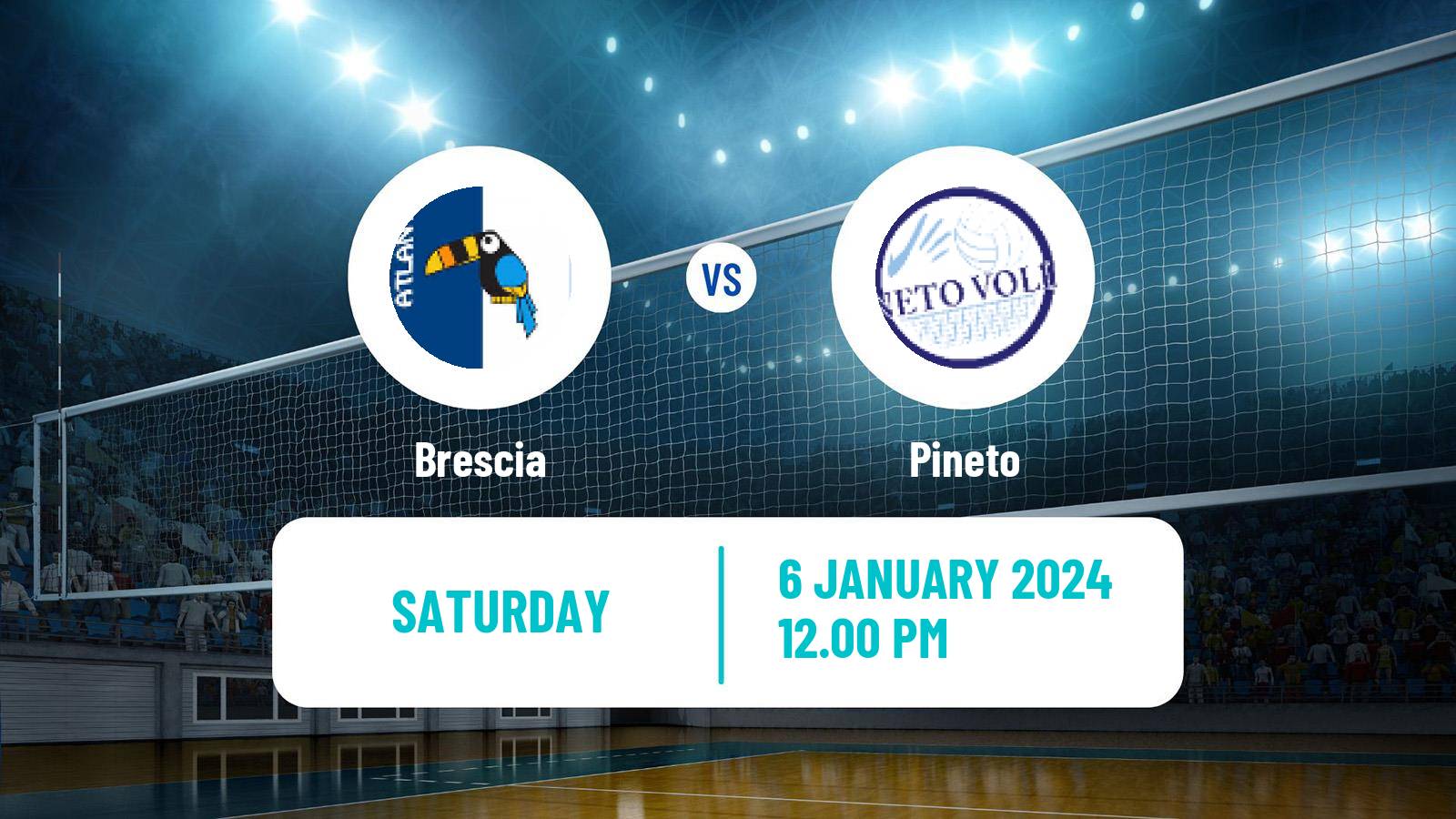 Volleyball Italian Serie A2 Volleyball Brescia - Pineto