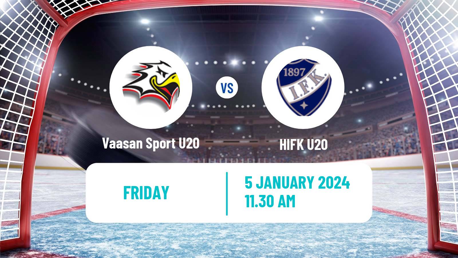 Hockey Finnish SM-sarja U20 Vaasan Sport U20 - HIFK U20