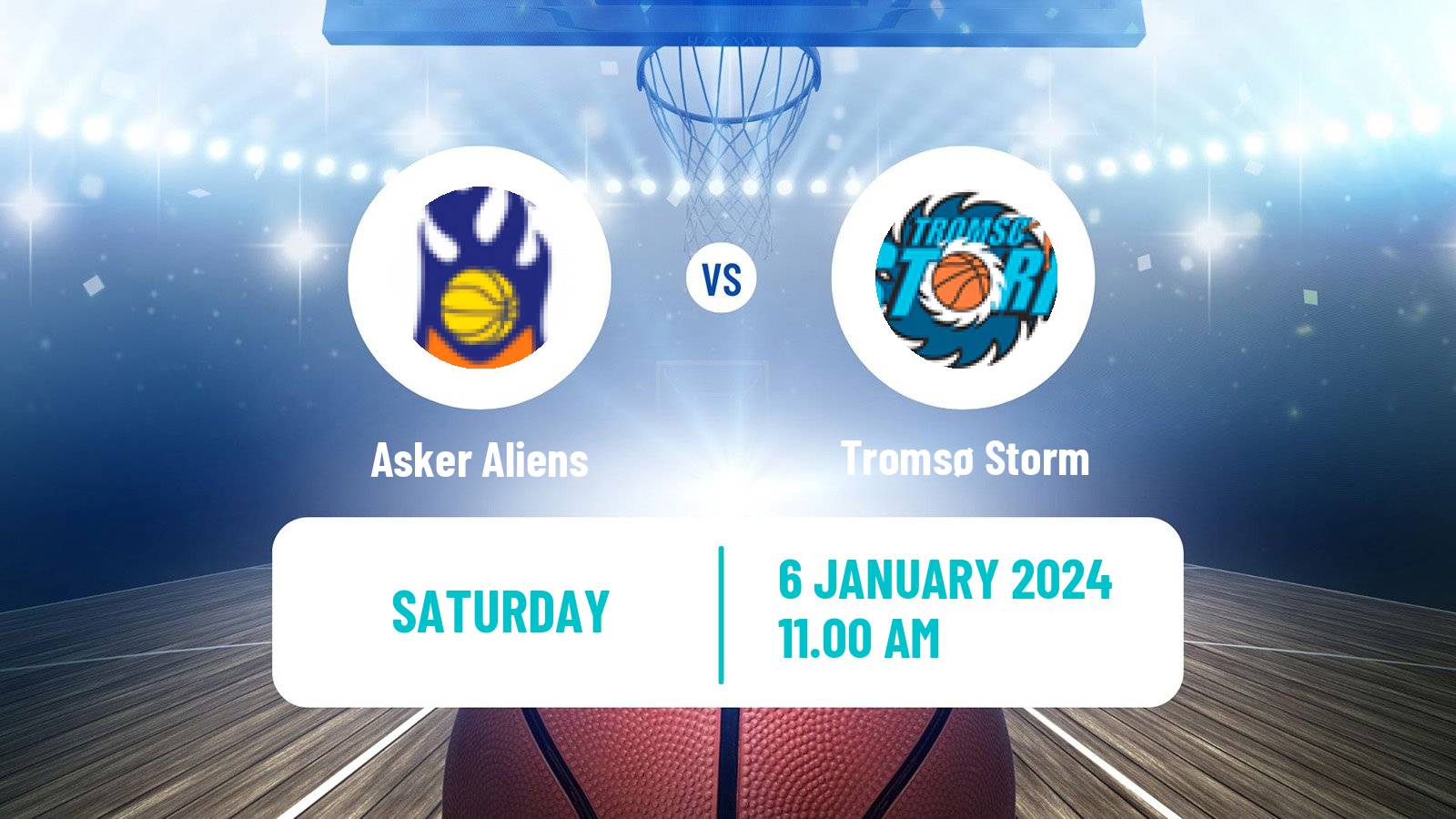 Basketball Norwegian BLNO Asker Aliens - Tromsø Storm