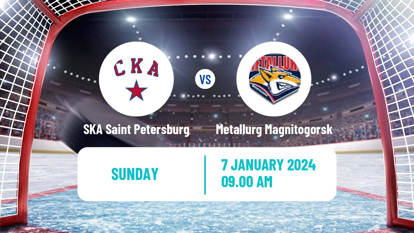 Hockey KHL SKA Saint Petersburg - Metallurg Magnitogorsk