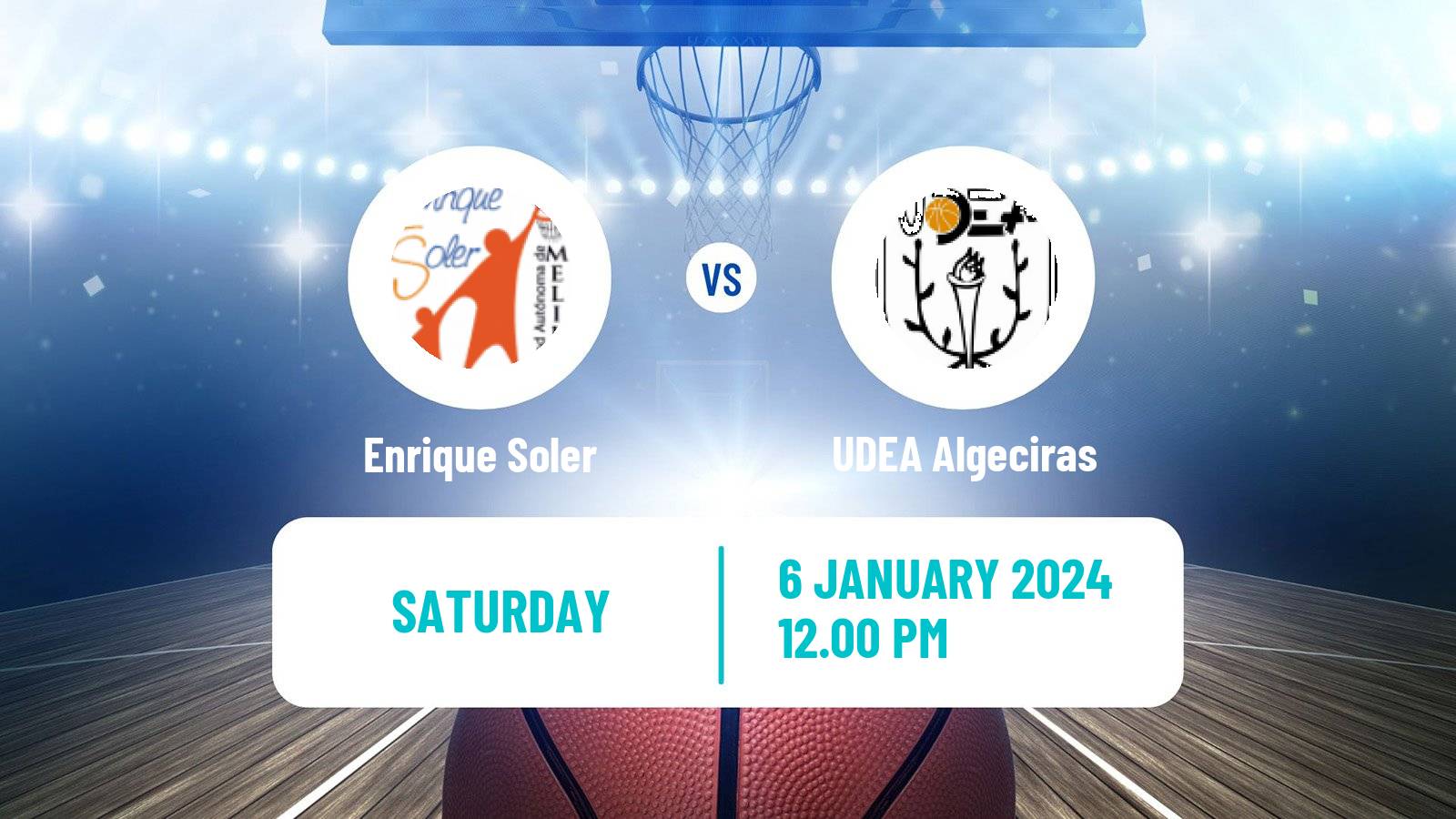 Basketball Spanish LEB Plata Enrique Soler - UDEA Algeciras