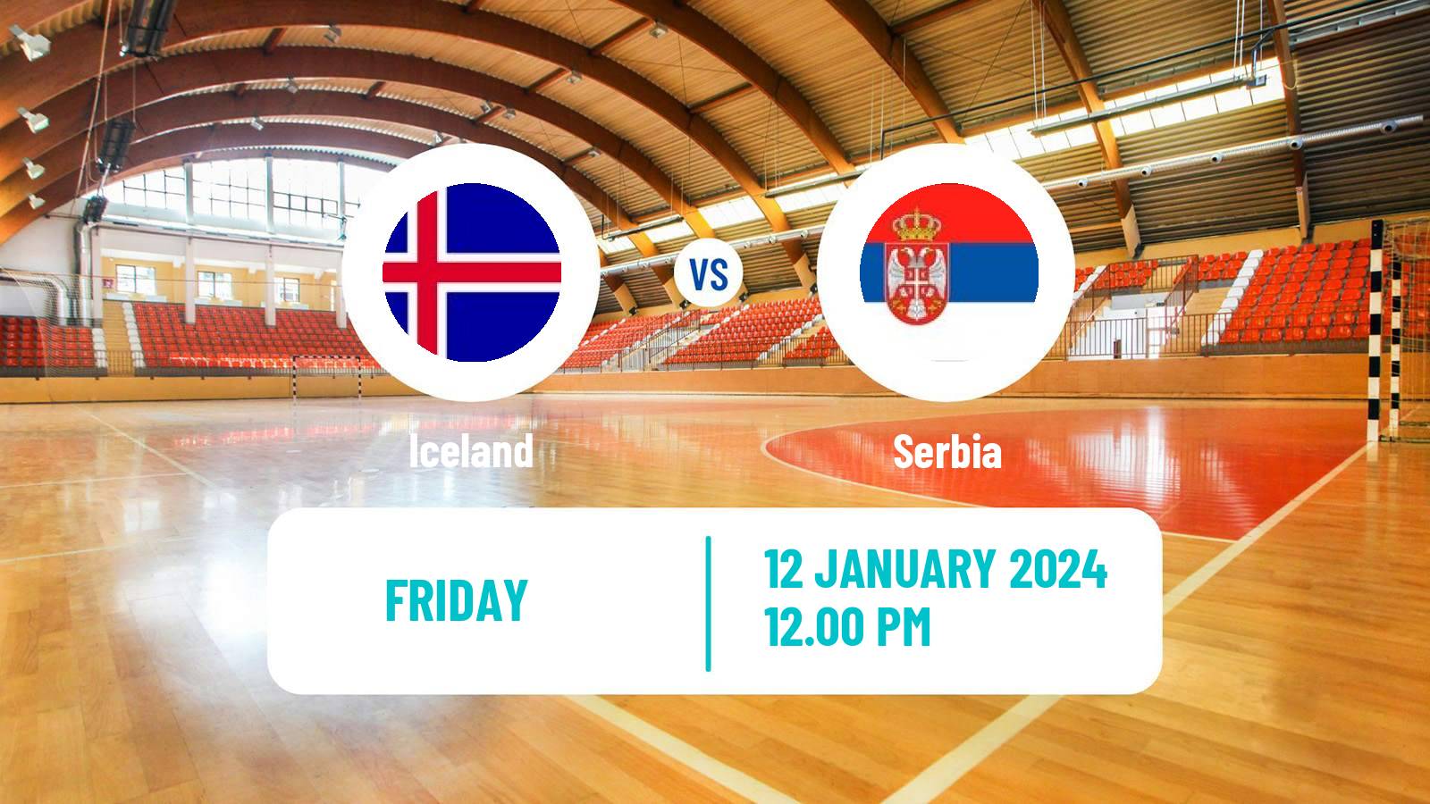 Handball Handball European Championship Iceland - Serbia