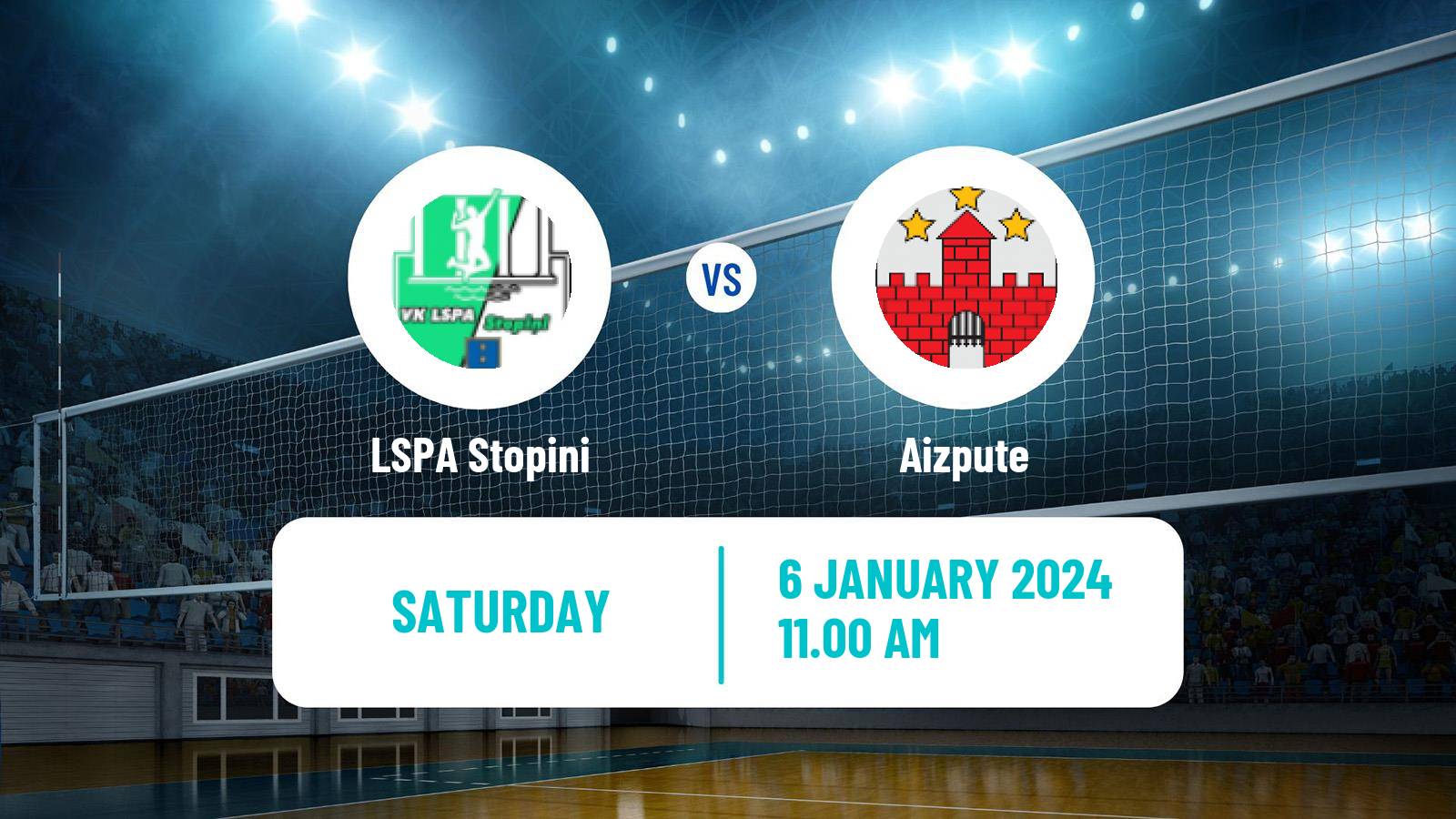 Volleyball Latvian Nacionala Liga Volleyball LSPA Stopini - Aizpute