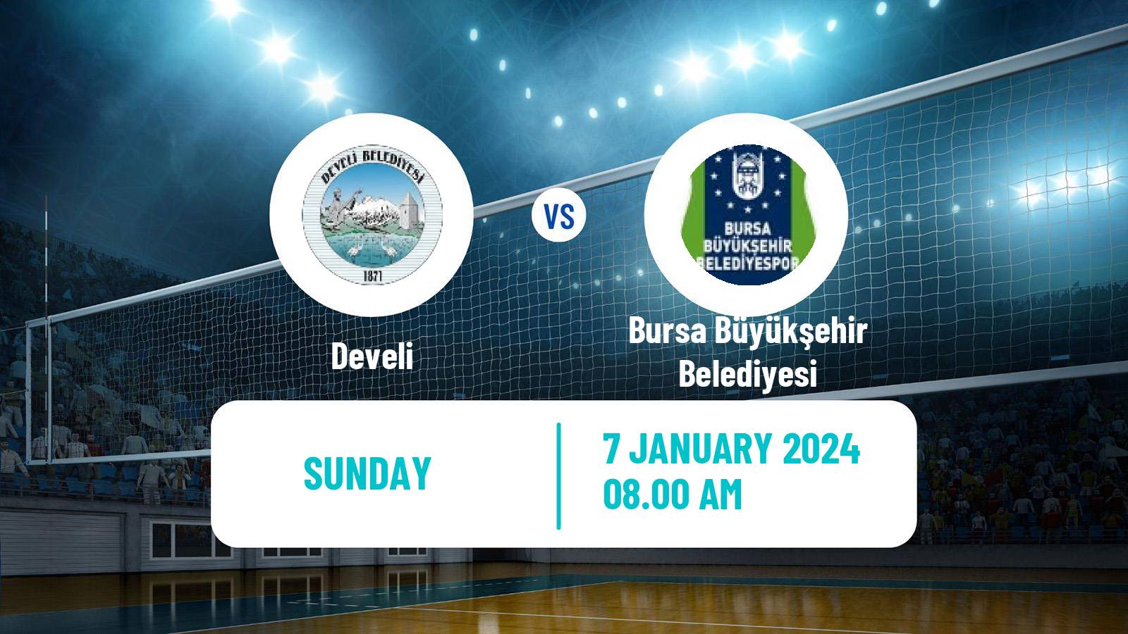 Volleyball Turkish Efeler Ligi Volleyball Develi - Bursa Büyükşehir Belediyesi