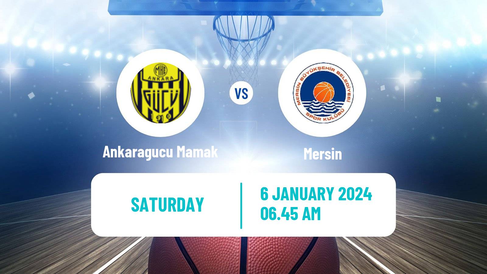 Basketball Turkish TBL Ankaragucu Mamak - Mersin