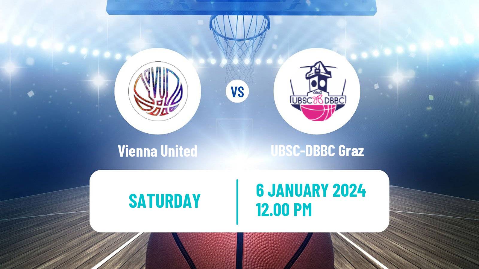 Basketball Austrian Basketball Superliga Women Vienna United - UBSC-DBBC Graz