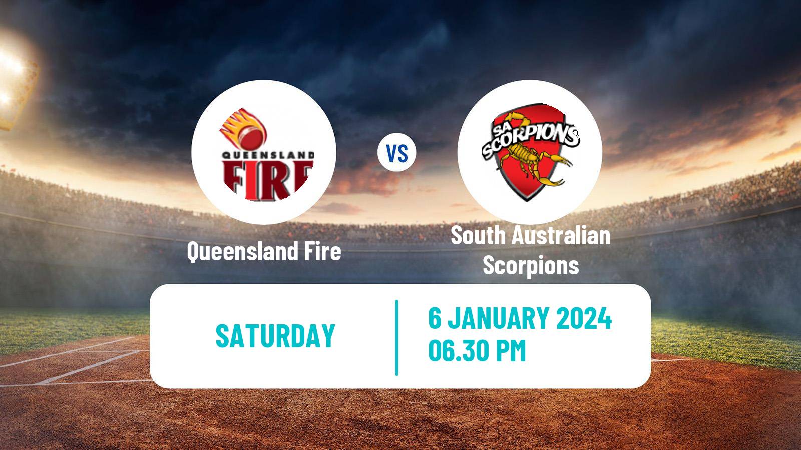 Cricket Australian National League Cricket Women Queensland Fire - South Australian Scorpions