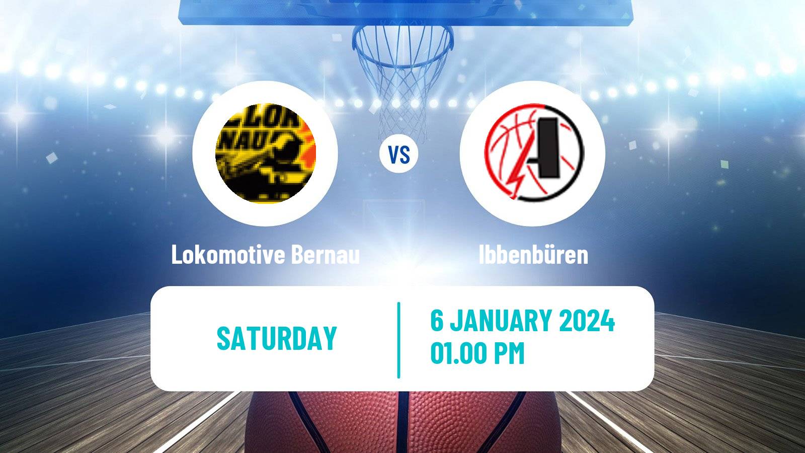 Basketball German Pro B Basketball Lokomotive Bernau - Ibbenbüren