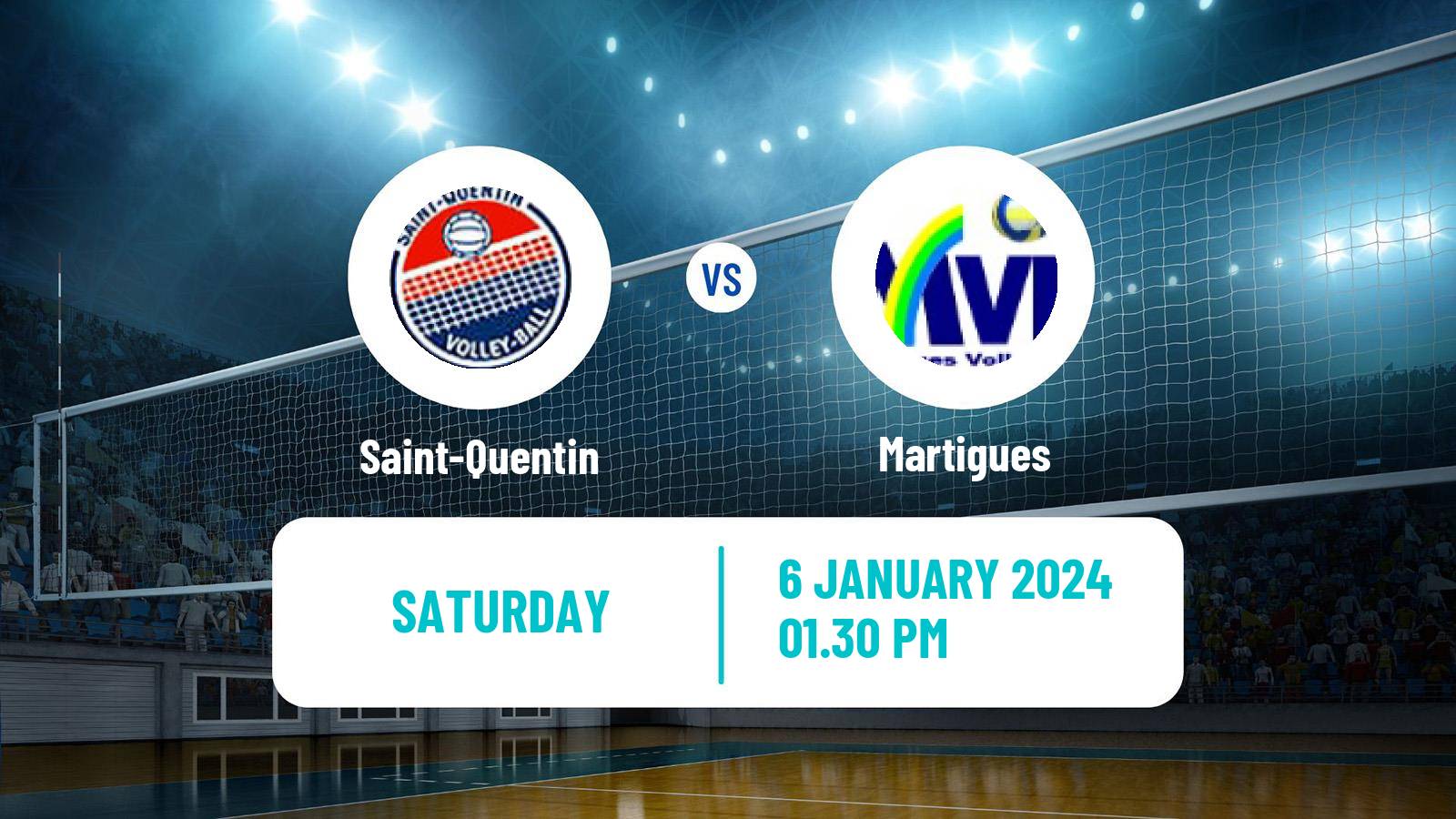 Volleyball French Ligue B Volleyball Saint-Quentin - Martigues